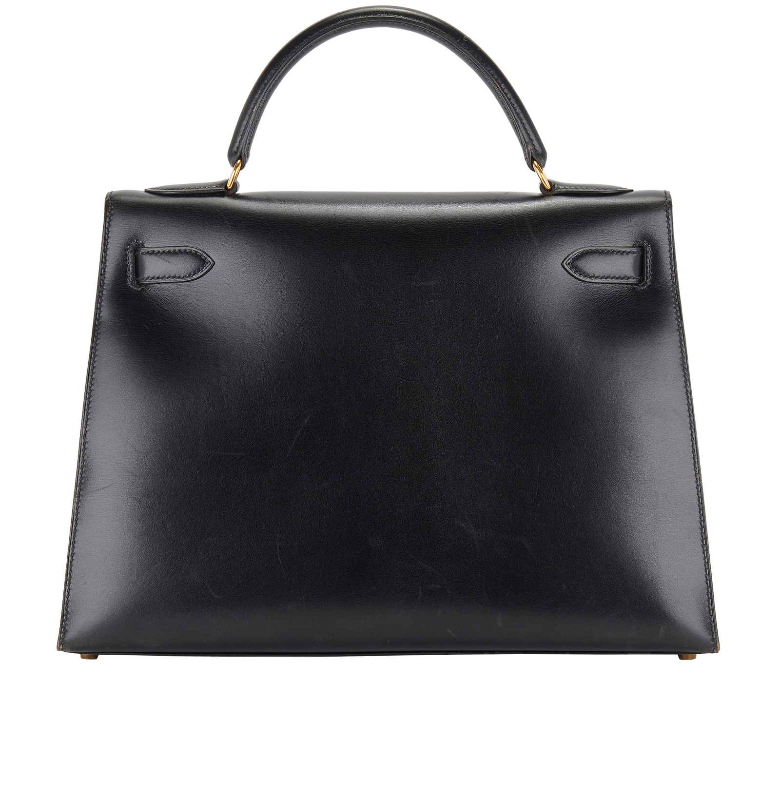 Hermes Kelly 32 Box Calf in Noir, &pound;5,500, Handbags, Black, Leather, Back view